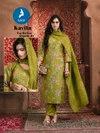 Kavita By Kaya Vertical Foil Printed Wholesale Kurti With Bottom Dupatta In India
